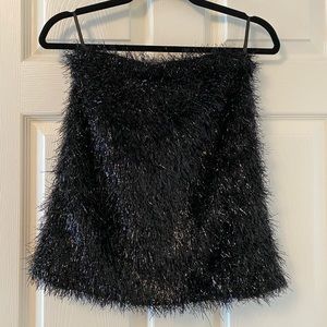 French Connection Simone Tassel Jersey Skirt